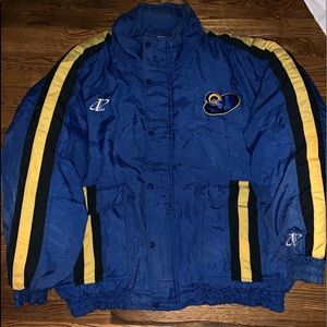 Vintage St Louis LA Rams NFL Pro Line Jacket XXL